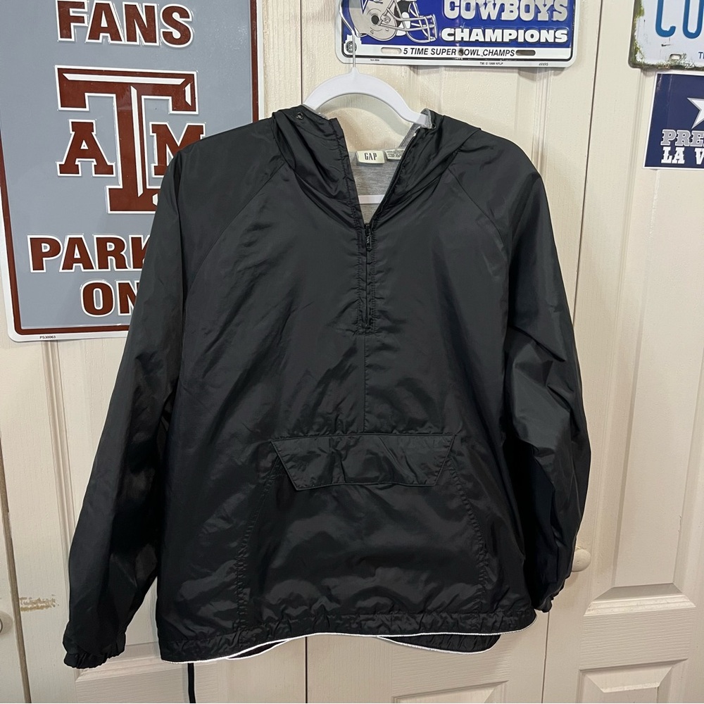 Gap 1/4 Zip Pullover Hoodie Pack-Away Jacket